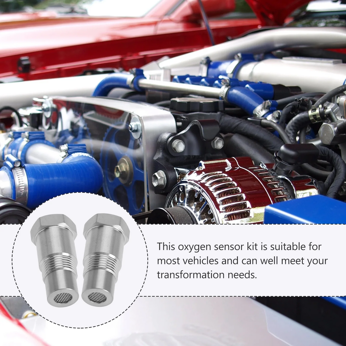 2-Piece  M18x1.5 Threaded Adapter for The Mechanical Connection of Automotive Sensor