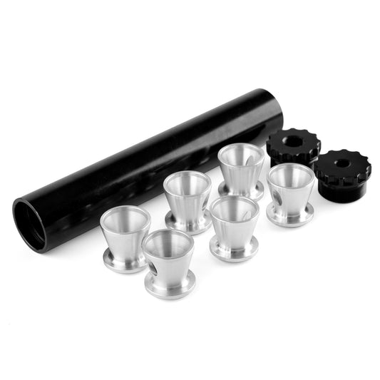 Black aluminum solvent filter trap kit for automotive garage utility use - main product view