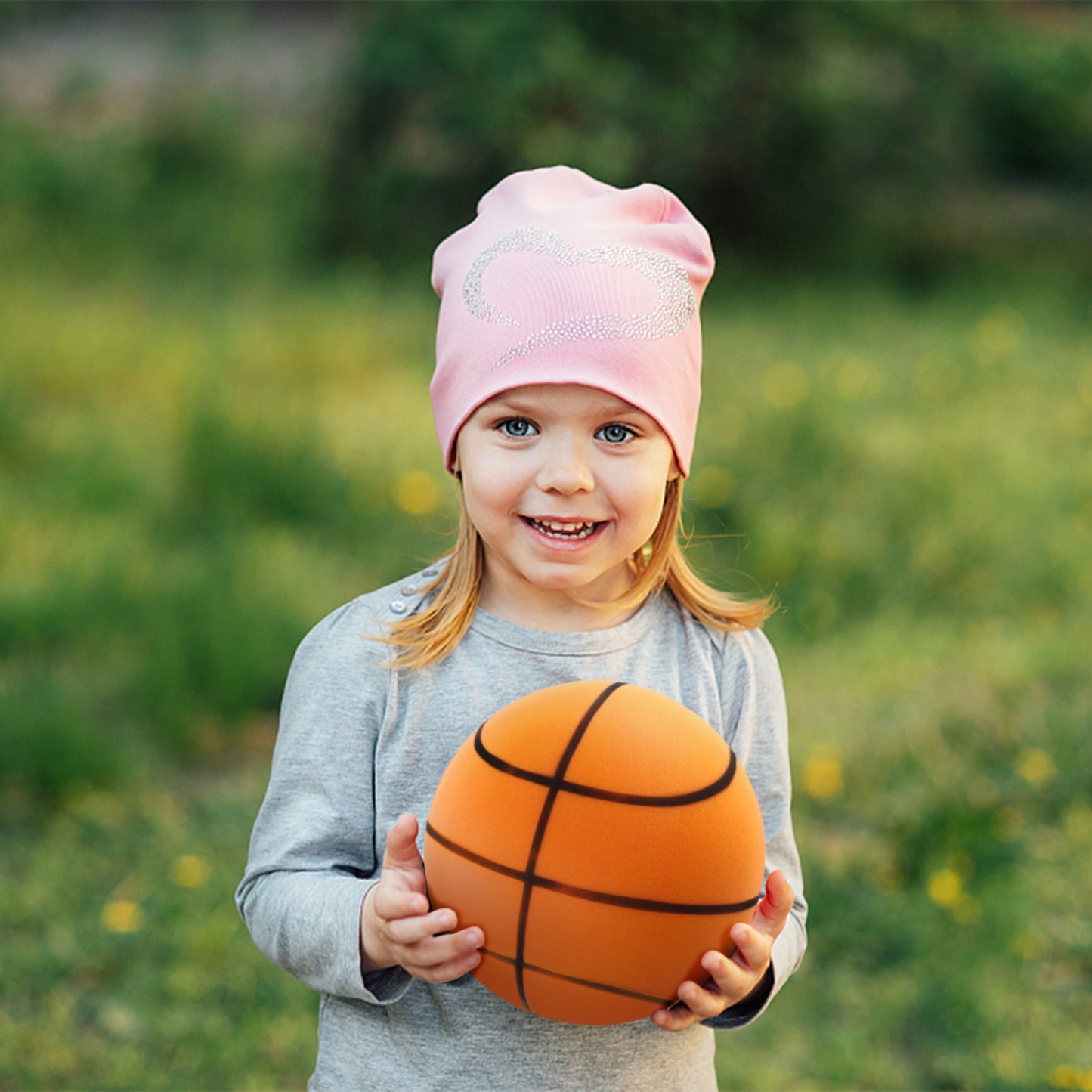 Silent Basketball,2024 Sponge Mute Basketball,Handleshh Silent Foam Basketball