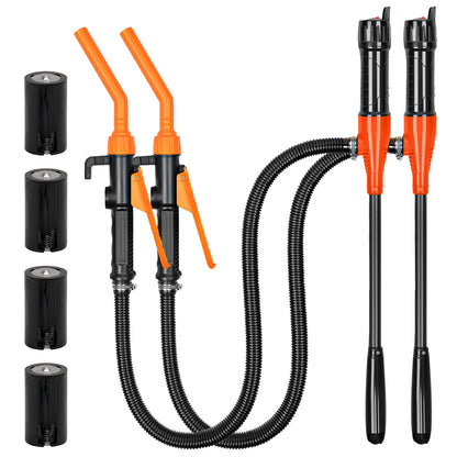 2P Portable Power Battery Pump, Battery Powered Siphon Fuel Transfer Pump