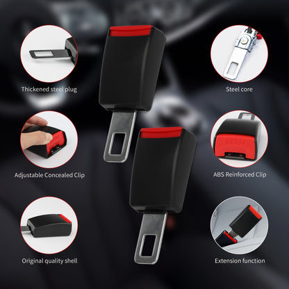 universal seat belt extender for car SUV and truck buckles - material detail
