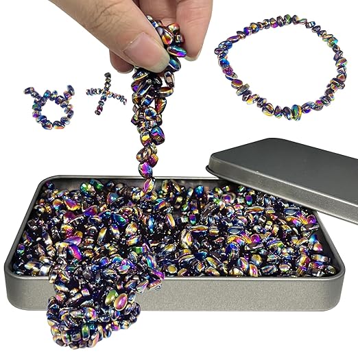 502pcs, Magnetic Stones Fidget Toys Adults, Desk Fidgets Toys for Stress and Anxiety Relief and Kill Time, Novelty Adults Gifts