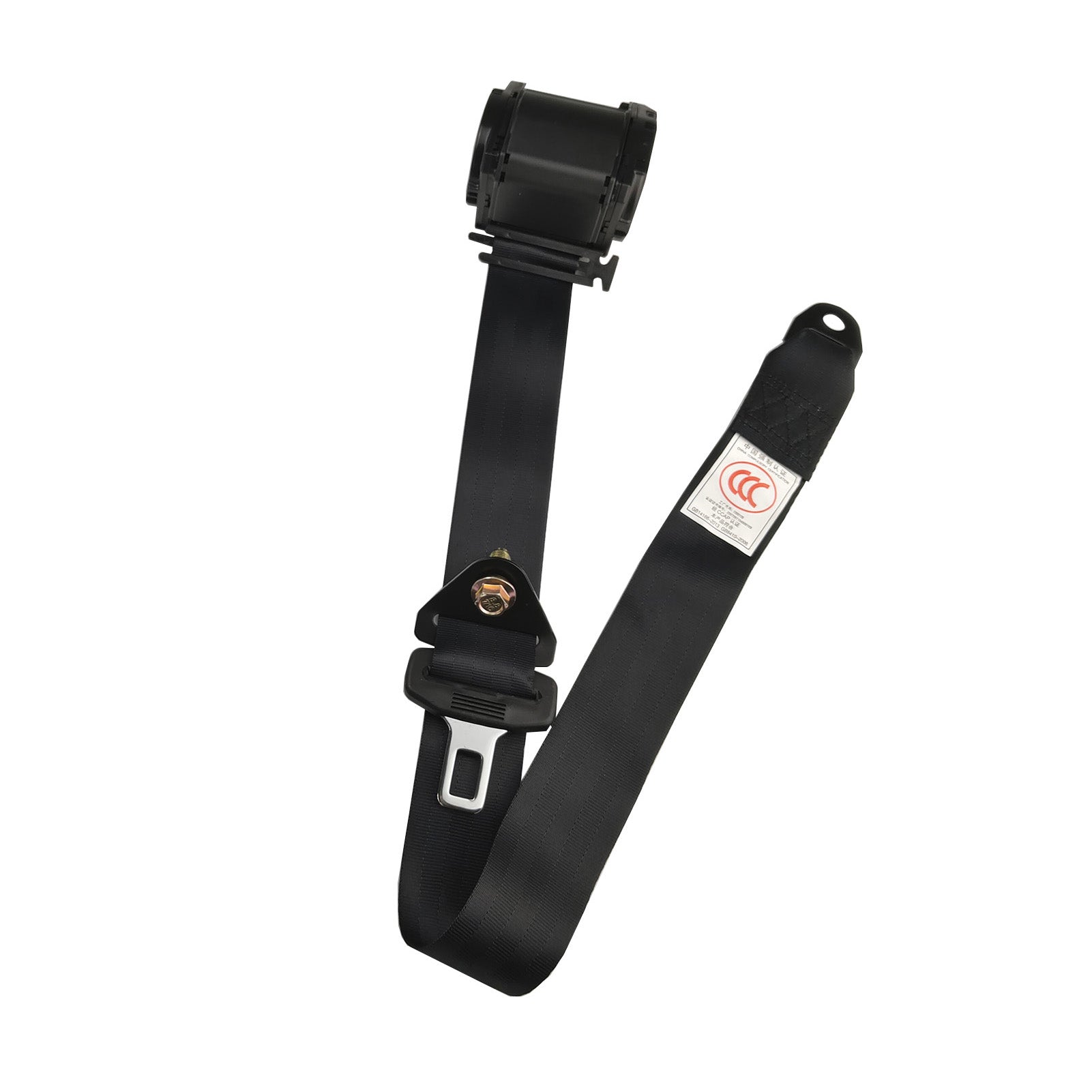 3 point universal safety belt kit for UTV van pickup and truck - size and fitment detail