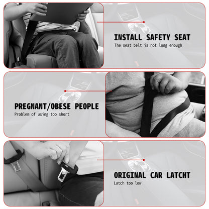 universal seat belt extender for car SUV and truck buckles - vehicle use example