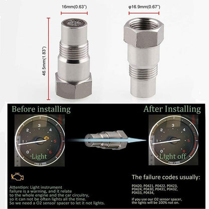 2-Piece  M18x1.5 Threaded Adapter for The Mechanical Connection of Automotive Sensor