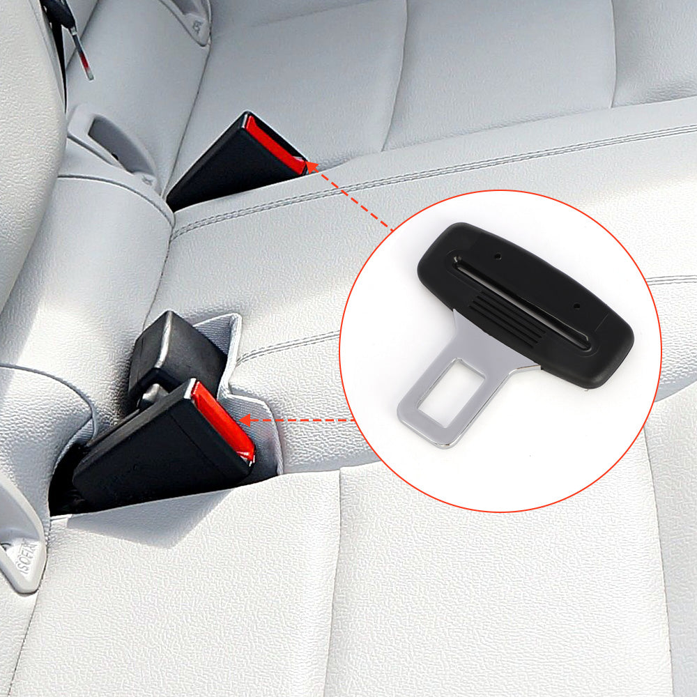 6PCS Seat Belt Clip,Upgraded Seatbelt Clip, Car Supplies Seat Belt Clip Safety Belts Buckle，Universal for Most Vehicles(Ordinary Black)