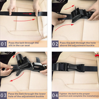 Car Seat Pillow for Pregnancy,Reduce Rubbing Belly, Fits All Vehicles, for Pregnant Women, Post-Surgery, Beer Belly & Menstrual Use,Black