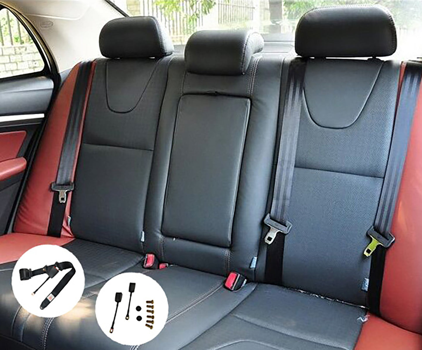 3 point universal safety belt kit for UTV van pickup and truck - vehicle use example