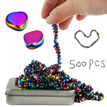 502pcs, Magnetic Stones Fidget Toys Adults, Desk Fidgets Toys for Stress and Anxiety Relief and Kill Time, Novelty Adults Gifts