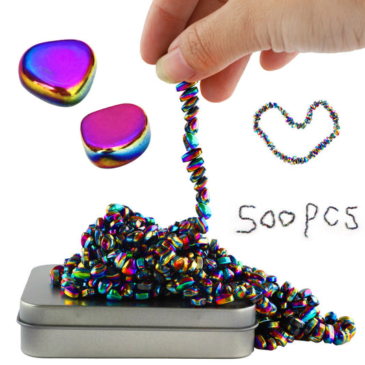 502pcs, Magnetic Stones Fidget Toys Adults, Desk Fidgets Toys for Stress and Anxiety Relief and Kill Time, Novelty Adults Gifts