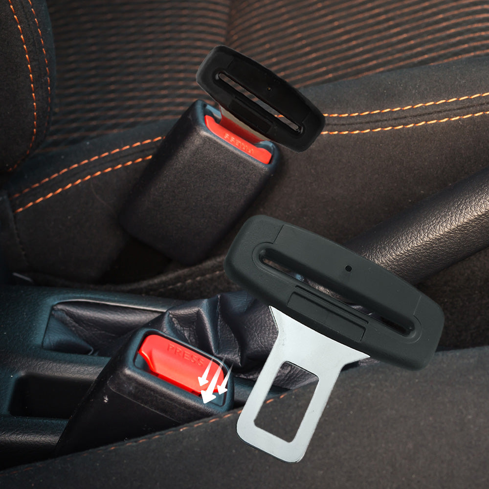 6PCS Seat Belt Clip,Upgraded Seatbelt Clip, Car Supplies Seat Belt Clip Safety Belts Buckle，Universal for Most Vehicles(Ordinary Black)