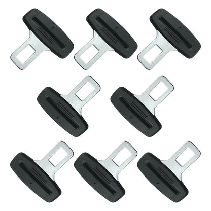 8PCS Seat Belt Clip,Upgraded Seatbelt Clip, Car Supplies Seat Belt Clip Safety Belts Buckle，Universal for Most Vehicles(Ordinary Black)