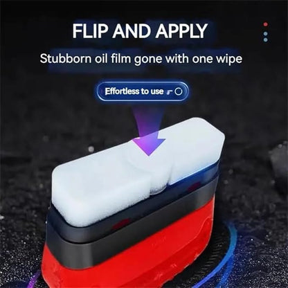 oil film cleaning brush for car truck and garage utility work - installation detail