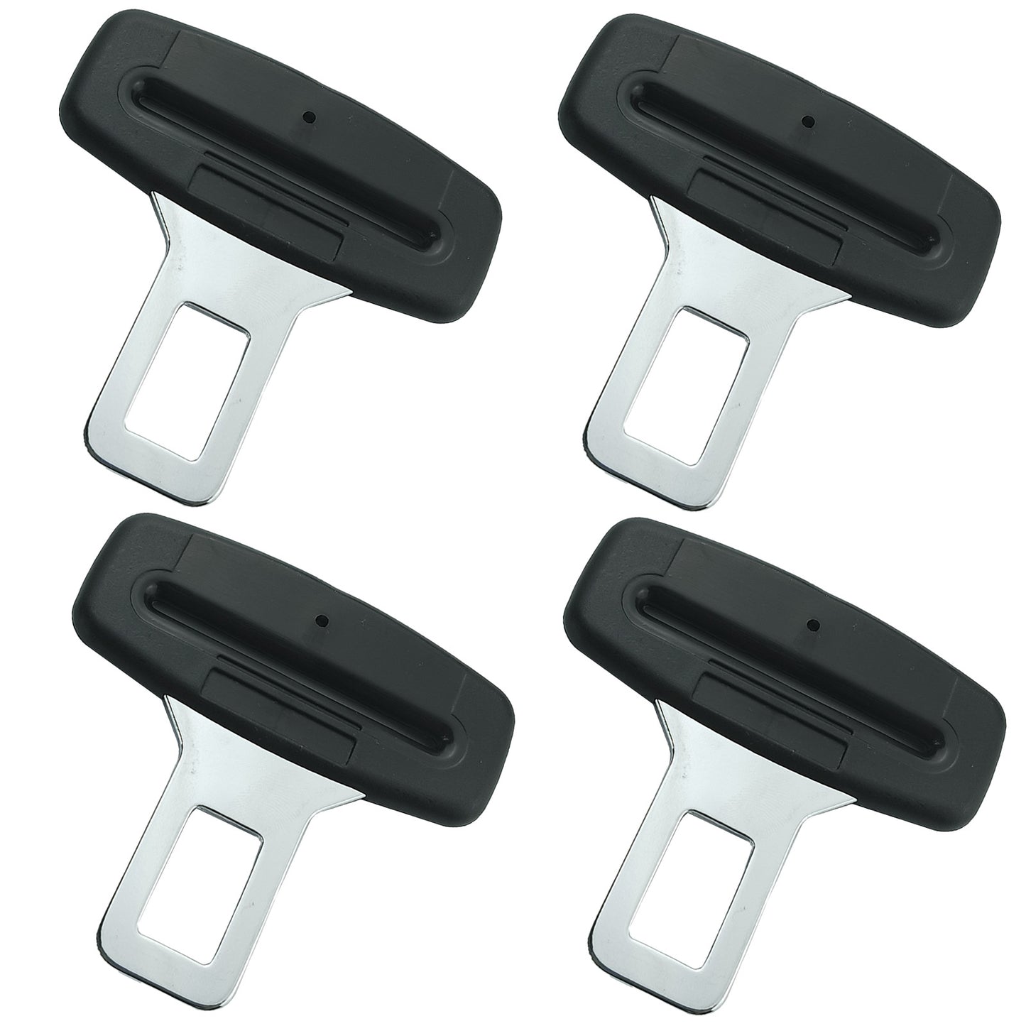 universal seat belt clip pad trim accessory in Black for car interiors - main product view
