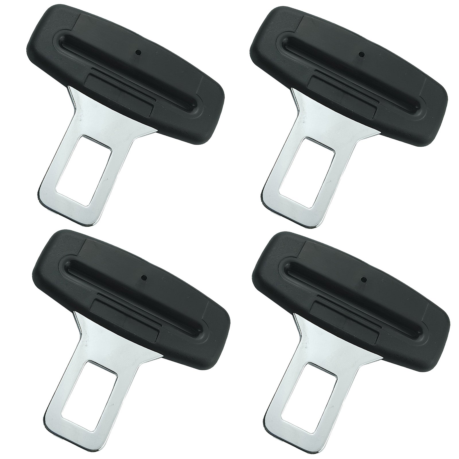 universal seat belt clip pad trim accessory in Black for car interiors - main product view