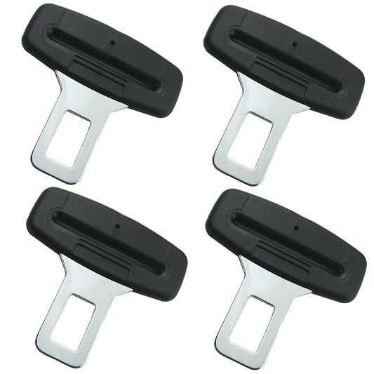 universal seat belt clip pad trim accessory in Black for car interiors - main product view
