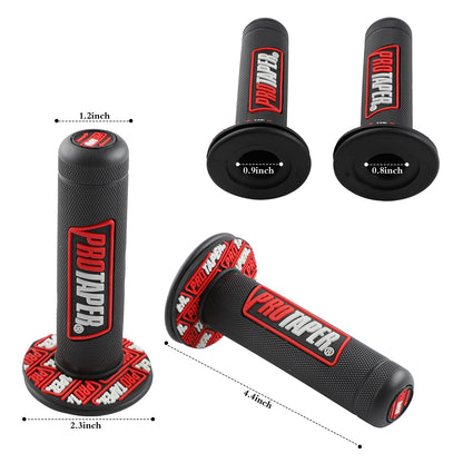 7/8 inch 22mm motorcycle handlebar grips and twist throttle kit - installation detail