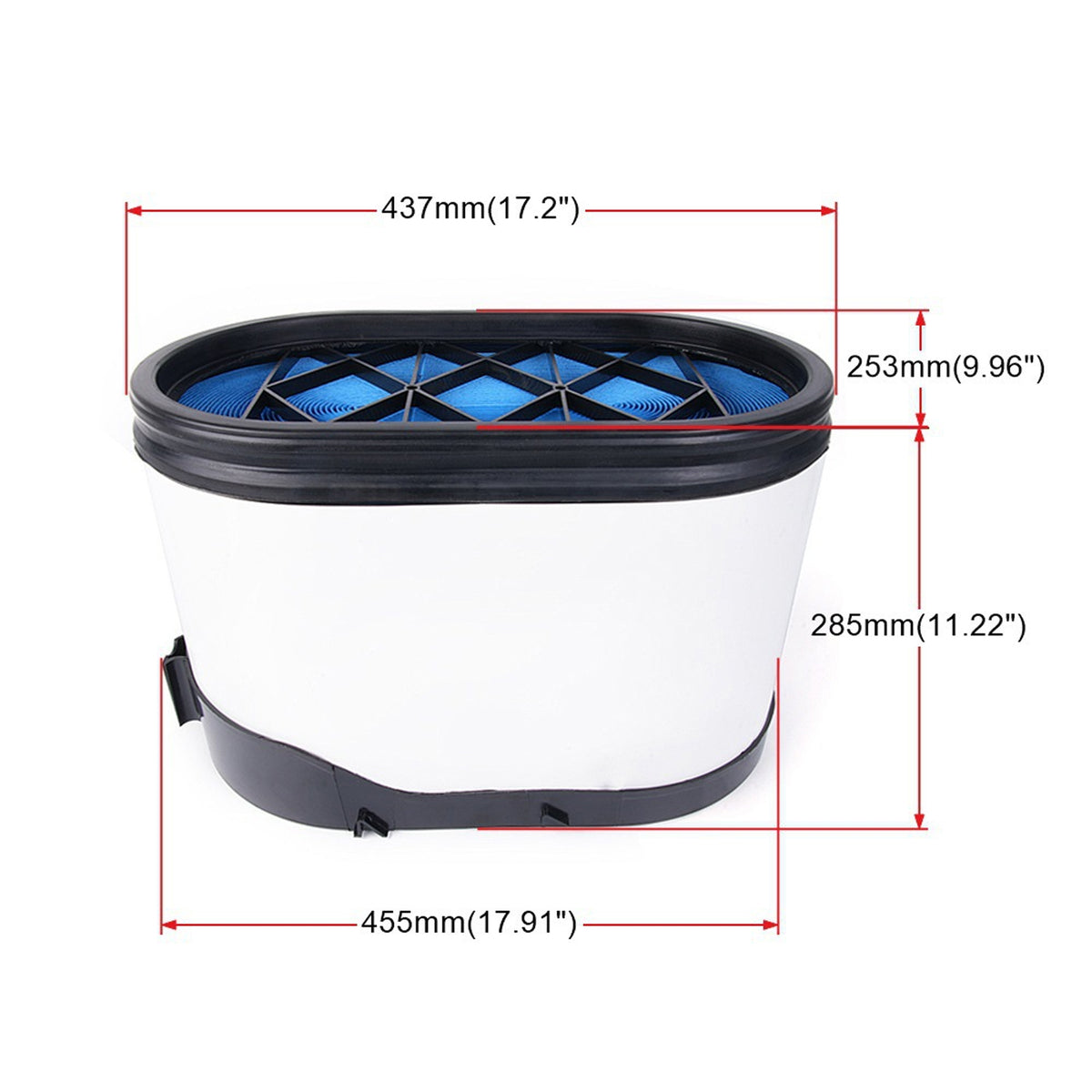 1P AF27688 Engine Air Filter Kit Compatible for T400 T800 T660 T680 Replaces P616056 LAF6116, WIX 49456, AF1692 Heavy Duty Truck Air Filter