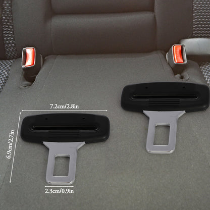 8PCS Seat Belt Clip,Upgraded Seatbelt Clip, Car Supplies Seat Belt Clip Safety Belts Buckle，Universal for Most Vehicles(Ordinary Black)